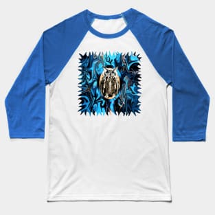 Burn the Midnight Owl Baseball T-Shirt
